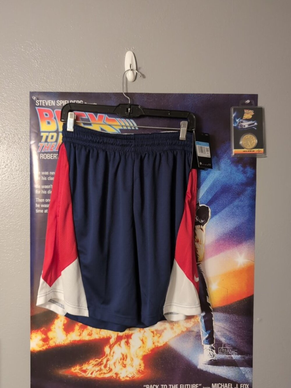 Nike Dri Fit Men's Red White Blue Basketball Shorts Size M NWT